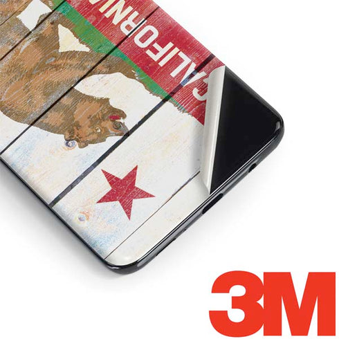 California Flag Light Wood Galaxy S9 Skin